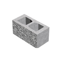 Сплитерный стеновой блок рядовой